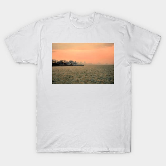 Sundown in Chi-Town T-Shirt by bgaynor